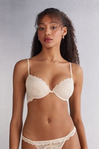 Pretty Flowers Bellissima Push-up Bra Woman Natural - Intimissimi - Modalova