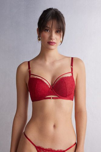 Intricate Surface Elettra Push-Up Bra Woman Red Size 1C - Intimissimi - Modalova
