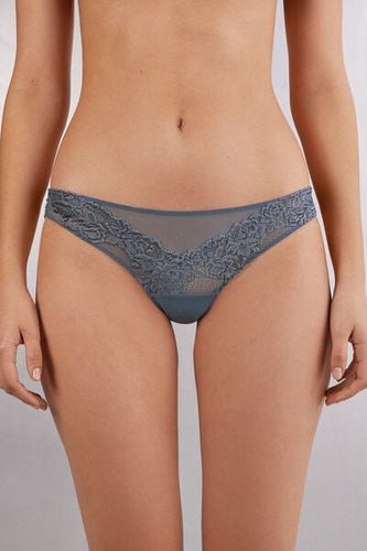 Pretty Flowers Brazilian Woman Blue - Intimissimi - Modalova