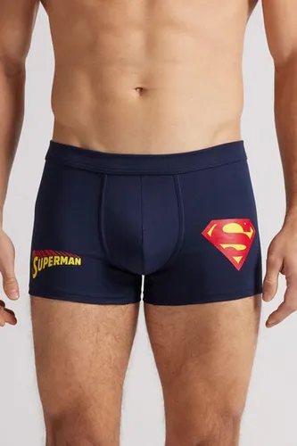 DC Comics Superman Print Superior Cotton Boxers Man Blue Size 6 - Intimissimi - Modalova