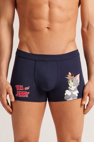 Tom and Jerry Superior Cotton Boxers Man Blue Size 5 - Intimissimi - Modalova