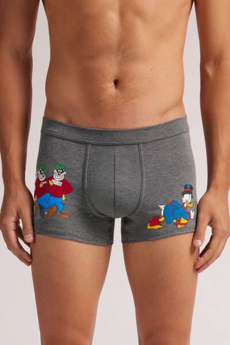 Scrooge Mc Duck Disney Superior Cotton Boxers Man Dark Grey Size 4 - Intimissimi - Modalova