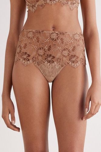 Summer Glow High Waist Brazilian Hipster Panties Woman Natural - Intimissimi - Modalova