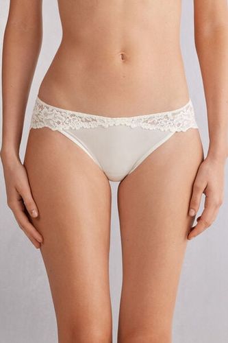 Pretty Flowers Panties Woman Ivory - Intimissimi - Modalova