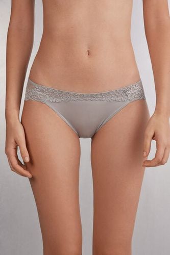 Pretty Flowers Panties Woman Pale Grey Size 3 - Intimissimi - Modalova