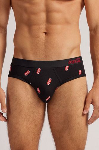 Coca-Cola Superior Cotton Briefs Man Black Size 4 - Intimissimi - Modalova