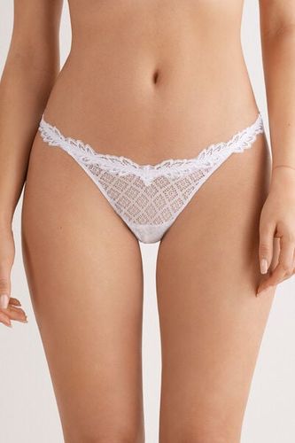 Sophisticated Allure '80s Style String Thong Woman White - Intimissimi - Modalova