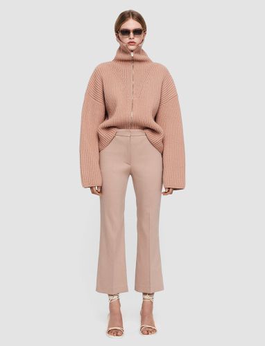 Light Gabardine Stretch Talia Trousers - Joseph - Modalova