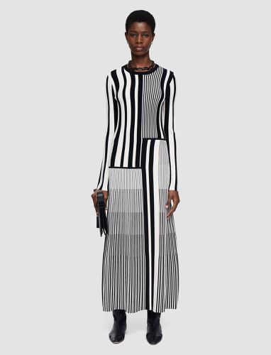 Stripes and Pleats Dress - Joseph - Modalova