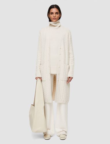 Light Cable Knit Long Cardigan - Joseph - Modalova