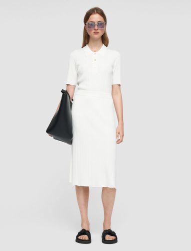 Satiny Rib Skirt - Joseph - Modalova