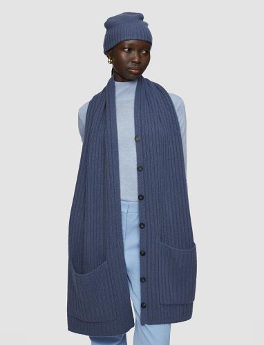 Open Cashmere Button Scarf - Joseph - Modalova