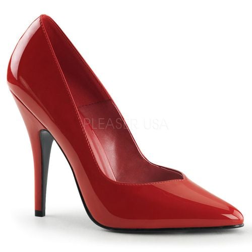 Escarpins rouges vernis - Pointure : 35 - Chaussures femmes Pleaser - Modalova