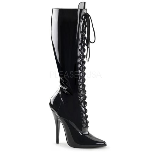 Bottes noires vernies - Pointure : 36 - Devious - Modalova