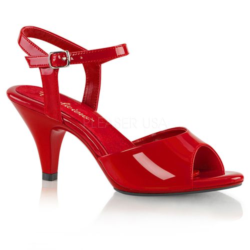 Sandales rouges vernies - Pointure : 35 - Fabulicious - Modalova