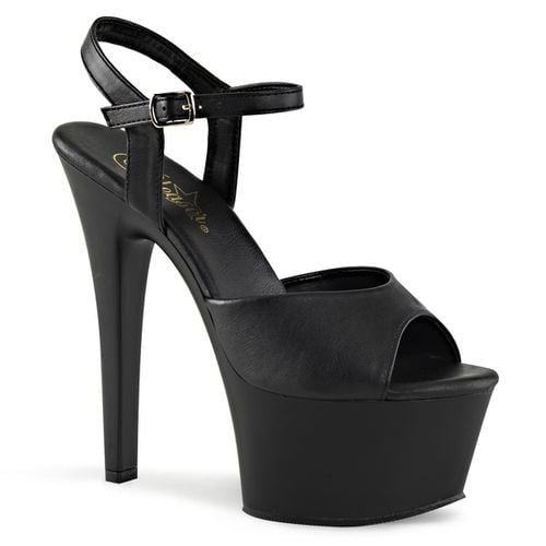 Sandales plateforme noires - Pointure : 35 - Chaussures femmes Pleaser - Modalova