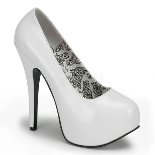 Escarpins plateformes blancs vernis - Pointure : 36 - Chaussures femmes Bordello - Modalova