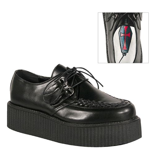 Chaussures hommes à lacet coloris noirv-creeper-502 - Pointure : 46 - Demonia - Modalova