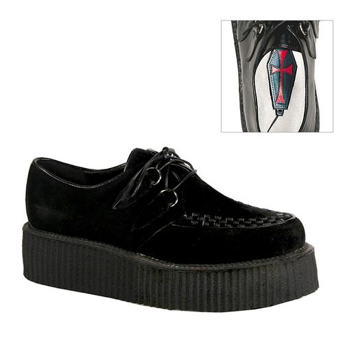 Chaussures mixtes talon compensées noir - Pointure : 40 - DemoniaCULT - Modalova