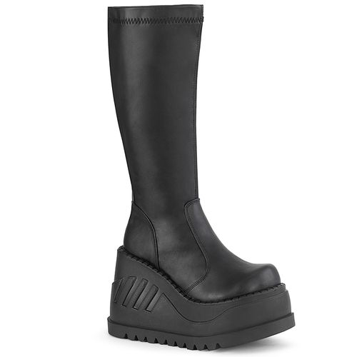 Bottes gothiques cuir vegan - Pointure : 41 - Demonia CULT - Modalova