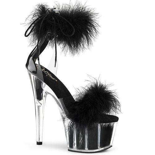 Chaussures nu pieds coloris noir talon aiguille - Pointure : 44 - Pleaser - Modalova