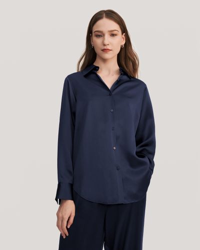 LILYSILK Pyjama Soie Style Neutre Tendance, Surdimensionnée 100% Soie Conçu Pour La Beauté Une Meilleure Peau XS - LILYSILK - Modalova