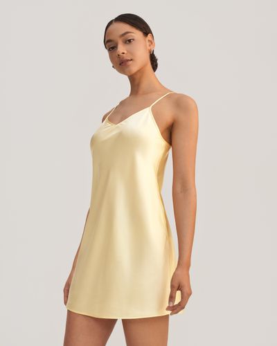 LILYSILK Chemise De Nuit Soie Nuisette, Coupe Ajust¨¦e Soie Naturelle Non Teinte L¨¦ger Et R¨¦sistant Aux Rides XL - LILYSILK-FR - Modalova