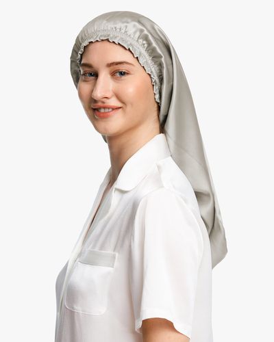 LILYSILK Bonnet Élégant En Soie De Nuit 19 Momme Charmeuse Soie Doux Pour La Peau Et Respirant - LILYSILK - Modalova