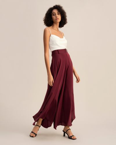 LILYSILK Pantalons En Soie High Waist, Regular Fit Soie Extensible De Qualité Régulation De La Température Pantalon 40 - LILYSILK - Modalova
