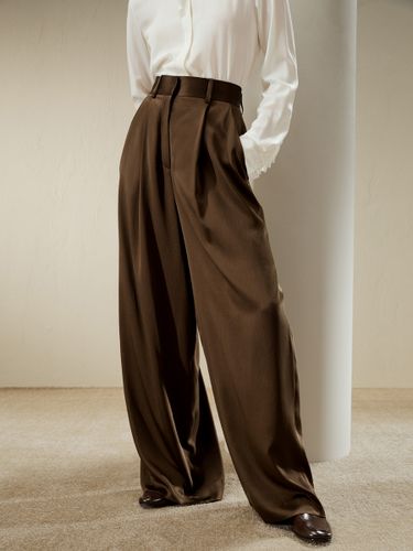 LILYSILK Pantalons Soie Taille Haute, Style Chic 100% Soie De M?rier Doux Pour La Peau Et Respirant 36 - Lilysilk - Modalova