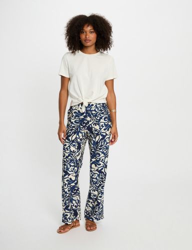 Pantalon droit imprimé - Morgan - Modalova