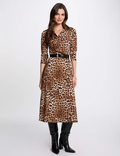 Robe courte droite imprimée - Morgan - Modalova