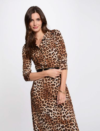 Robe courte droite imprimée - Morgan - Modalova
