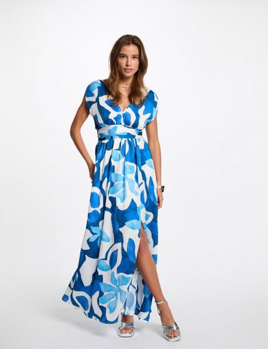 Robe longue droite imprimée - Morgan - Modalova