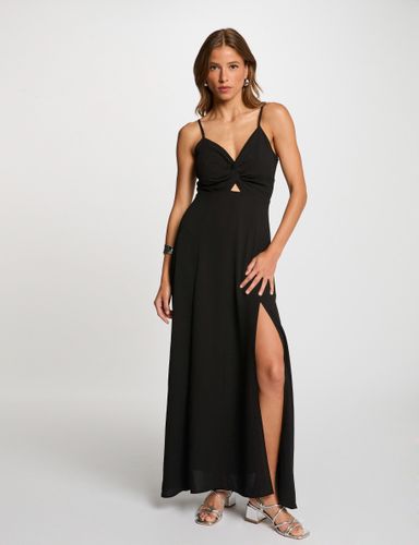 Robe longue droite fendue - Morgan - Modalova