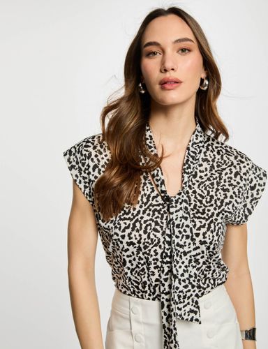 T-shirt manches courtes blanc femme - Morgan - Modalova