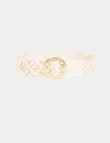 Ceinture tressée macramé - Morgan - Modalova