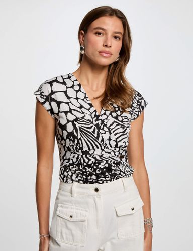 T-shirt manches courtes blanc femme - Morgan - Modalova