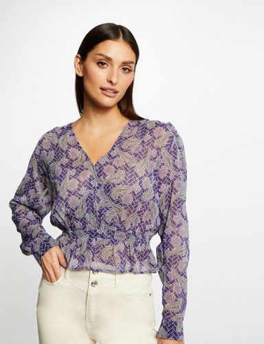 Blouse manches longues imprimée - Morgan - Modalova