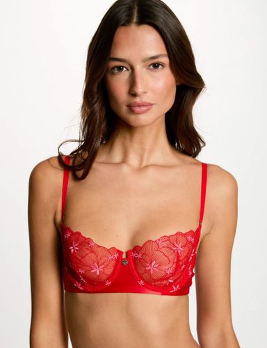 Soutien-gorge armatures rouge femme - Morgan - Modalova