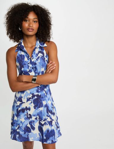 Robe courte évasée imprimée - Morgan - Modalova