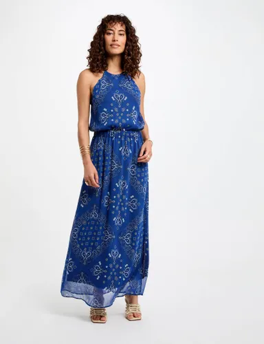 Robe longue droite imprimée - Morgan - Modalova