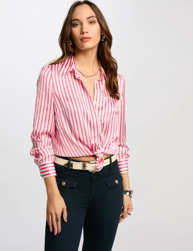 Chemise manches longues rayée - Morgan - Modalova