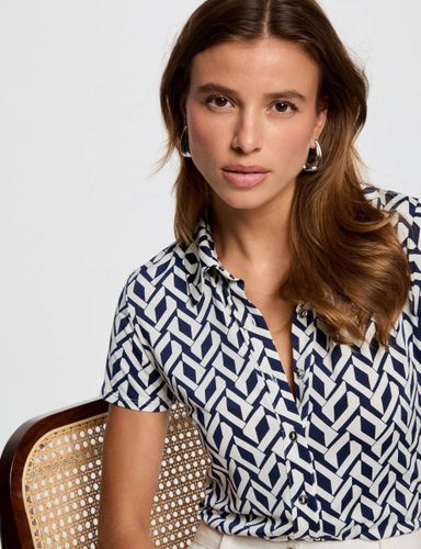 T-shirt manches courtes blanc femme - Morgan - Modalova