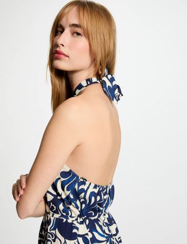 Robe longue droite imprimée - Morgan - Modalova