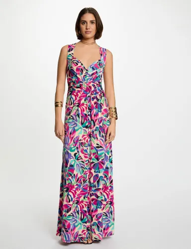 Robe longue droite imprimée - Morgan - Modalova