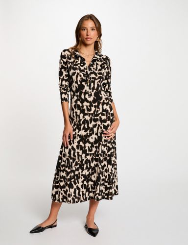 Robe longue droite imprimée - Morgan - Modalova