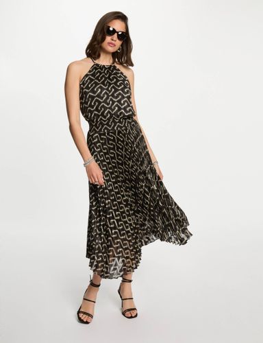 Robe longue évasée imprimée - Morgan - Modalova