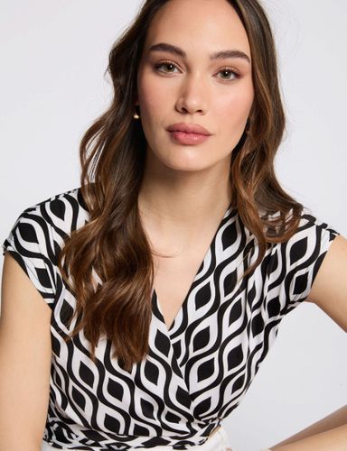 T-shirt manches courtes blanc femme - Morgan - Modalova