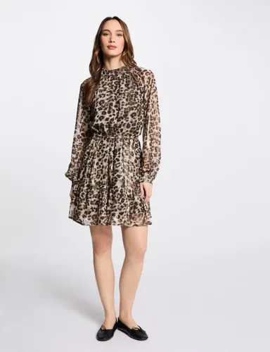 Robe courte droite imprimée - Morgan - Modalova